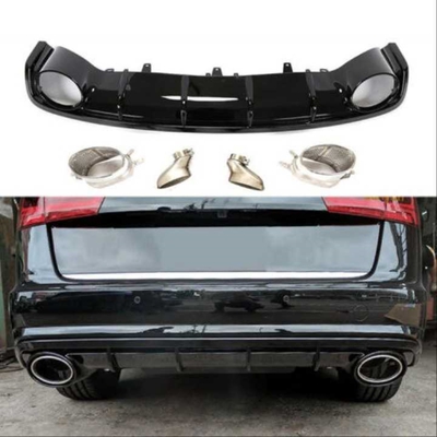 AUDI A6 2015-2018 ICIN UYUMLU RS6 DIFUZOR (NORMAL TAMPON İÇİN)